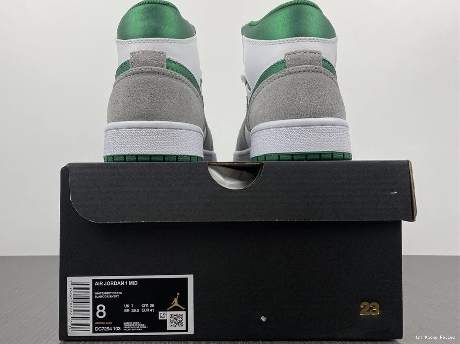 Mid 1 Grey Green - DC7294-103 Jordan 0829